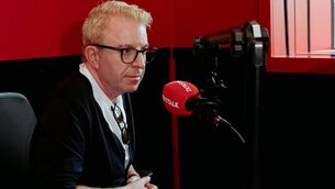 <p>Tommy Fleming in the Newstalk studio.</p>