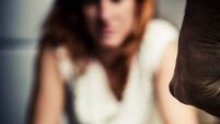 Woman in fear of domestic abuse