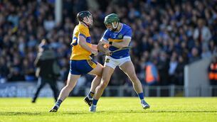 <p>Tony Kelly of Clare and Robert Doyle of Tipperary jostle before the start the Munster GAA Senior Hurling Championship Round 4 match between Tipperary and Clare at FBD Semple Stadium in Thurles, Tipperary. Photo by Ray McManus/Sportsfile</p> <p>Tony Kelly of Clare and Robert Doyle of Tipperary jostle before the start the Munster GAA Senior Hurling Championship Round 4 match between Tipperary and Clare at FBD Semple Stadium in Thurles, Tipperary. Photo by Ray McManus/Sportsfile</p>