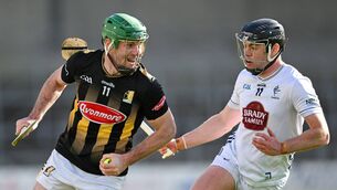 <p>Kilkenny's Eoin Cody looks to round Cathal McCabe of Kildare in Saturday's Leinster SHC tie at UPMC Nowlan Park. Pic: Paul Phelan/Sportsfile</p> <p>Kilkenny's Eoin Cody looks to round Cathal McCabe of Kildare in Saturday's Leinster SHC tie at UPMC Nowlan Park. Pic: Paul Phelan/Sportsfile</p>