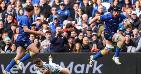 Joe McCarthy runs in his side's seventh try 16/5/2026