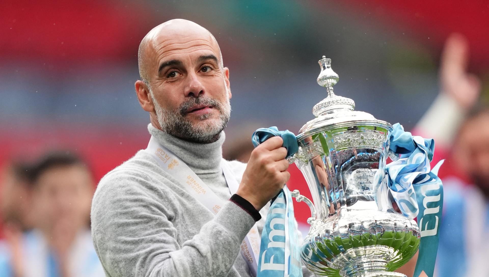 Pep Guardiola puts FA Cup celebrations on ice as Man City shift focus to Arsenal pursuit