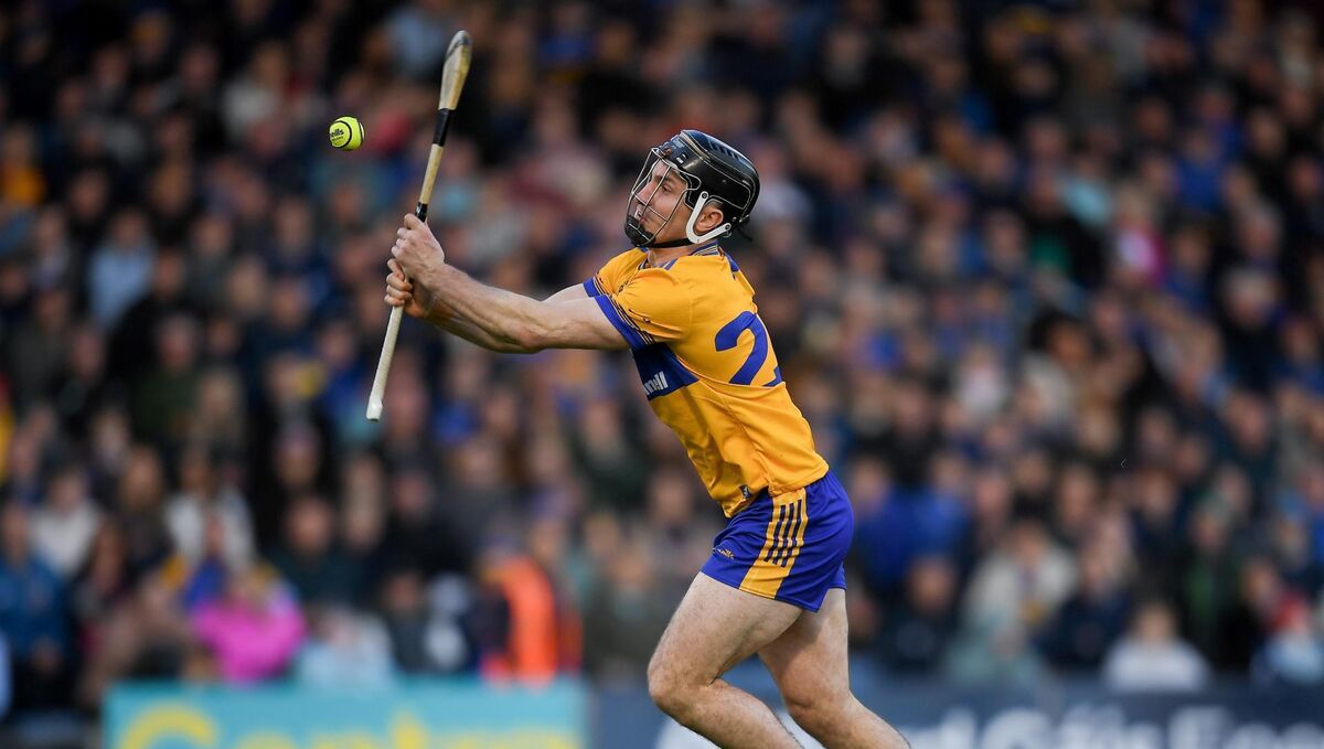 RAISING THE BANNER: Ian Galvin scores Clare's goal which proved to be crucial. Pic: John Sheridan/Sportsfile RAISING THE BANNER: Ian Galvin scores Clare's goal which proved to be crucial. Pic: John Sheridan/Sportsfile