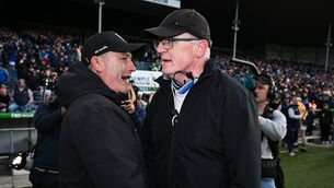 <p>IN FEAR: Tipperary manager Liam Cahill and Clare manager Brian Lohan after the match. Pic: Ray McManus/Sportsfile.</p> <p>IN FEAR: Tipperary manager Liam Cahill and Clare manager Brian Lohan after the match. Pic: Ray McManus/Sportsfile.</p>