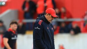 <p>RELIEF: Munster's Head Coach Clayton McMillan during the warm up ahead of the match. Pic: ©INPHO/Bryan Keane.</p> <p>RELIEF: Munster's Head Coach Clayton McMillan during the warm up ahead of the match. Pic: ©INPHO/Bryan Keane.</p>