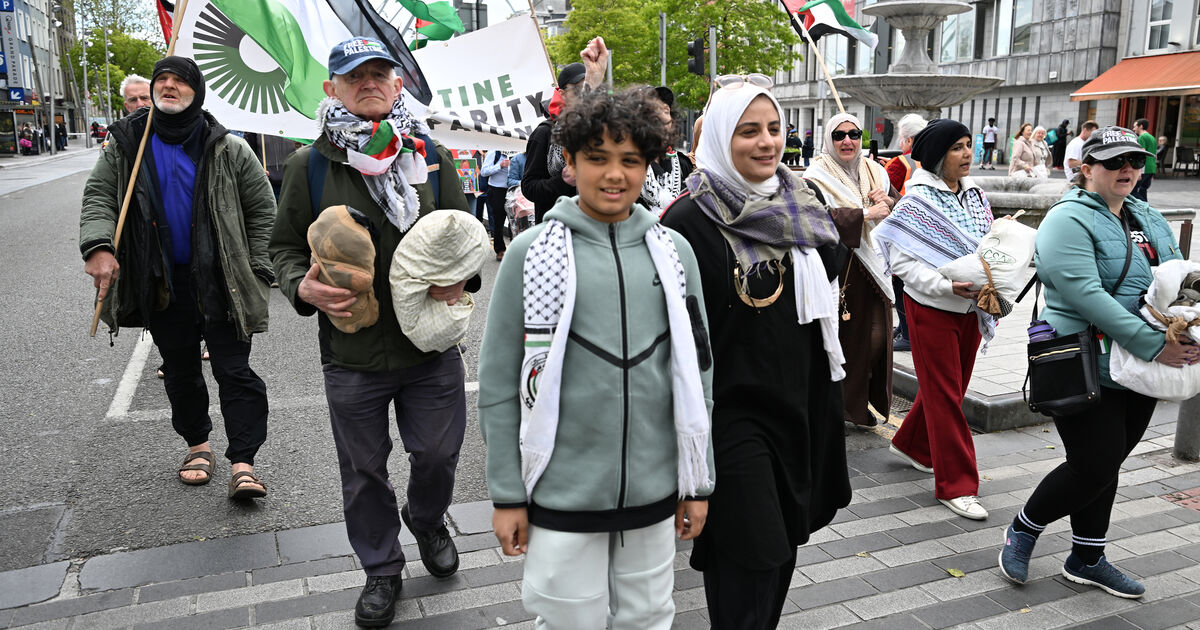 Meet the boy who marches on Cork's streets calling for an end to the genocide in Gaza