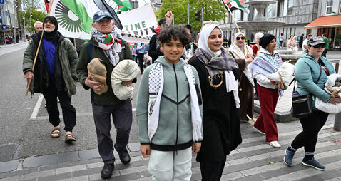 Meet the boy who marches on Cork's streets calling for an end to the genocide in Gaza 