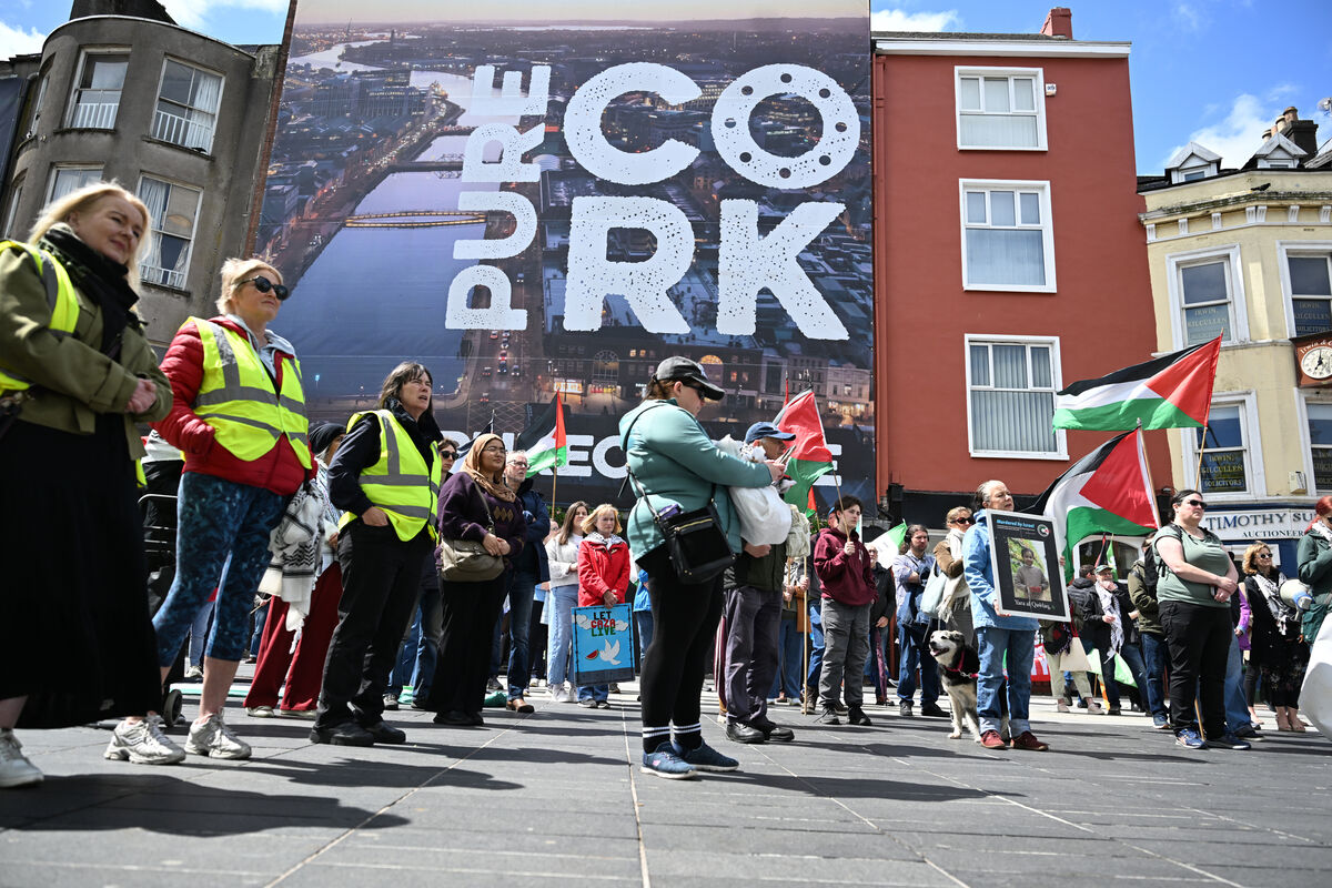 Cork Palestine Solidarity Group marches every Saturday. Cork Palestine Solidarity Group marches every Saturday.