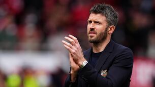 <p>Michael Carrick expects his future to be clarified in the coming days (Martin Rickett/PA)</p>