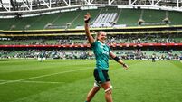 Erin King celebrates after the match 17/5/2026