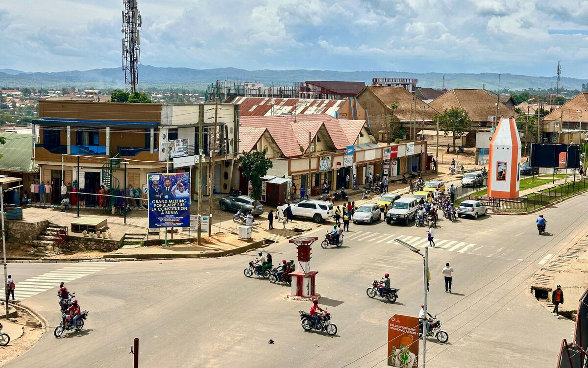 A general view of Bunia, where Ebola outbreaks have been confirmed in Ituri province, Congo. A general view of Bunia, where Ebola outbreaks have been confirmed in Ituri province, Congo.