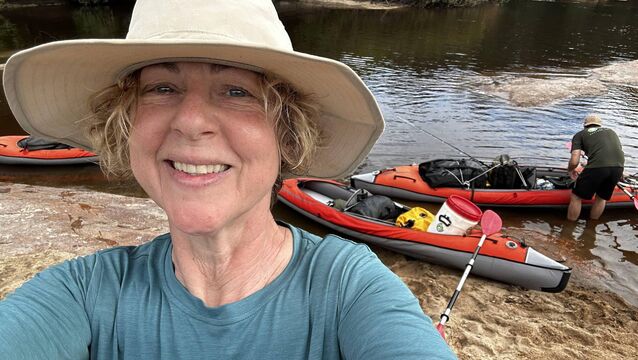 Rachel Gotto heading off on the river hike at the start of her dream holiday in South America. "We wanted to get away from connectivity – and when you go into the jungle, you’re cut off from everyone" <p>Rachel Gotto heading off on the river hike at the start of her dream holiday in South America. "We wanted to get away from connectivity – and when you go into the jungle, you’re cut off from everyone"</p>