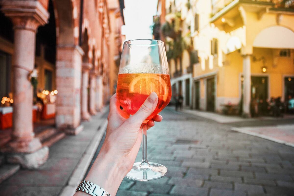 Aperol spritz in Verona
