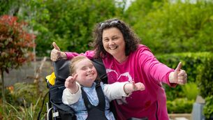 <p>Sharon Lehane with her 14-year-old daughter Kate, who receives support from LauraLynn Children’s Hospice, at their home in Cobh. Picture: Chani Anderson</p> <p>Sharon Lehane with her 14-year-old daughter Kate, who receives support from LauraLynn Children’s Hospice, at their home in Cobh. Picture: Chani Anderson</p>