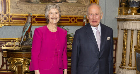 84662811 Irish President Catherine Connolly visit to UK
