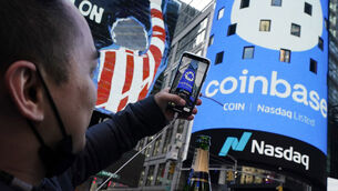 <p>Coinbase Europe’s parent company, Coinbase Group, is the largest cryptocurrency exchange in the US and the world’s biggest custodian of Bitcoin. Coinbase Europe is regulated by the Central Bank of Ireland. File picture: Richard Drew/AP</p> <p>Coinbase Europe’s parent company, Coinbase Group, is the largest cryptocurrency exchange in the US and the world’s biggest custodian of Bitcoin. Coinbase Europe is regulated by the Central Bank of Ireland. File picture: Richard Drew/AP</p>
