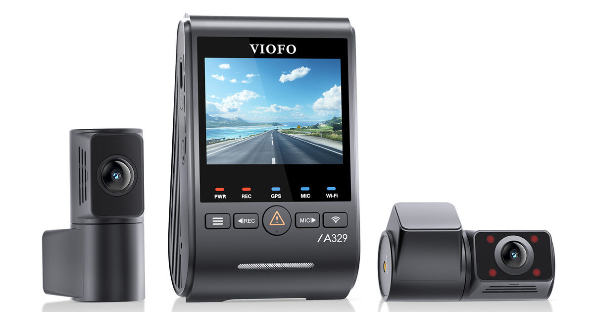 Viofo A329S review: Crystal clear 4K triple-channel dash cam coverage