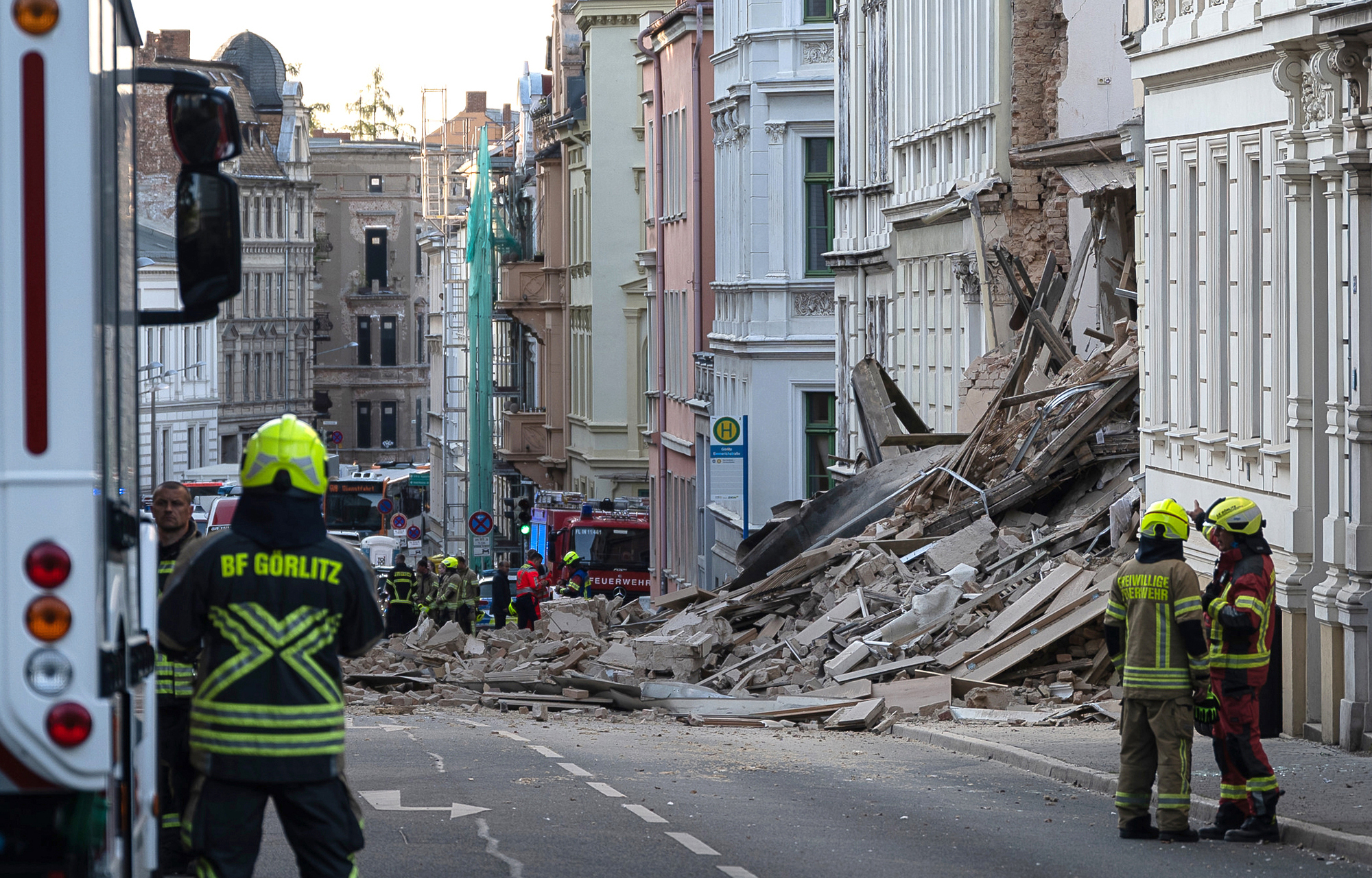 Rescuers search for three people missing after German building collapse