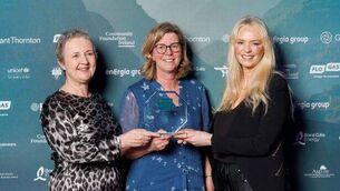 <p>Coillte won the ‘Biodiversity Leadership in Business Award’ at the Business & Finance ESG Awards 2026, in partnership with Grant Thornton. Pictured: Aileen O’Sullivan head of nature conservation, Coillte, and Janice Fuller, nature conservation design and planning lead, Coillte, receiving the award for Biodiversity Leadership in Business from Janice Daly of Grant Thornton. </p> <p>Coillte won the ‘Biodiversity Leadership in Business Award’ at the Business & Finance ESG Awards 2026, in partnership with Grant Thornton. Pictured: Aileen O’Sullivan head of nature conservation, Coillte, and Janice Fuller, nature conservation design and planning lead, Coillte, receiving the award for Biodiversity Leadership in Business from Janice Daly of Grant Thornton. </p>