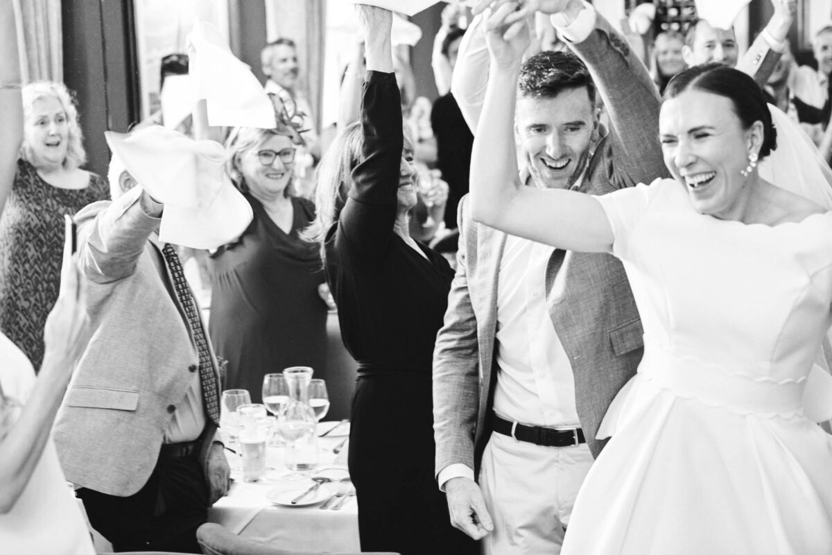 Annalise Murphy and her husband Cian on their wedding day Annalise Murphy and her husband Cian on their wedding day