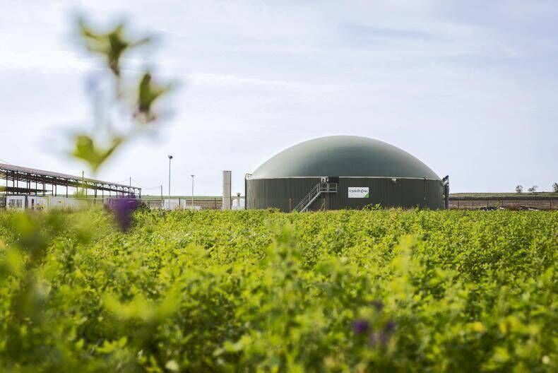 A biomethane Plant in Lleida, Spain. A biomethane Plant in Lleida, Spain.