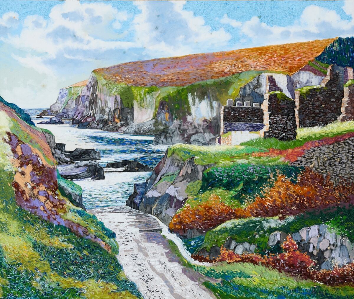 Victor Richardson's 'Nohoval Cove' at Whyte's. Victor Richardson's 'Nohoval Cove' at Whyte's.