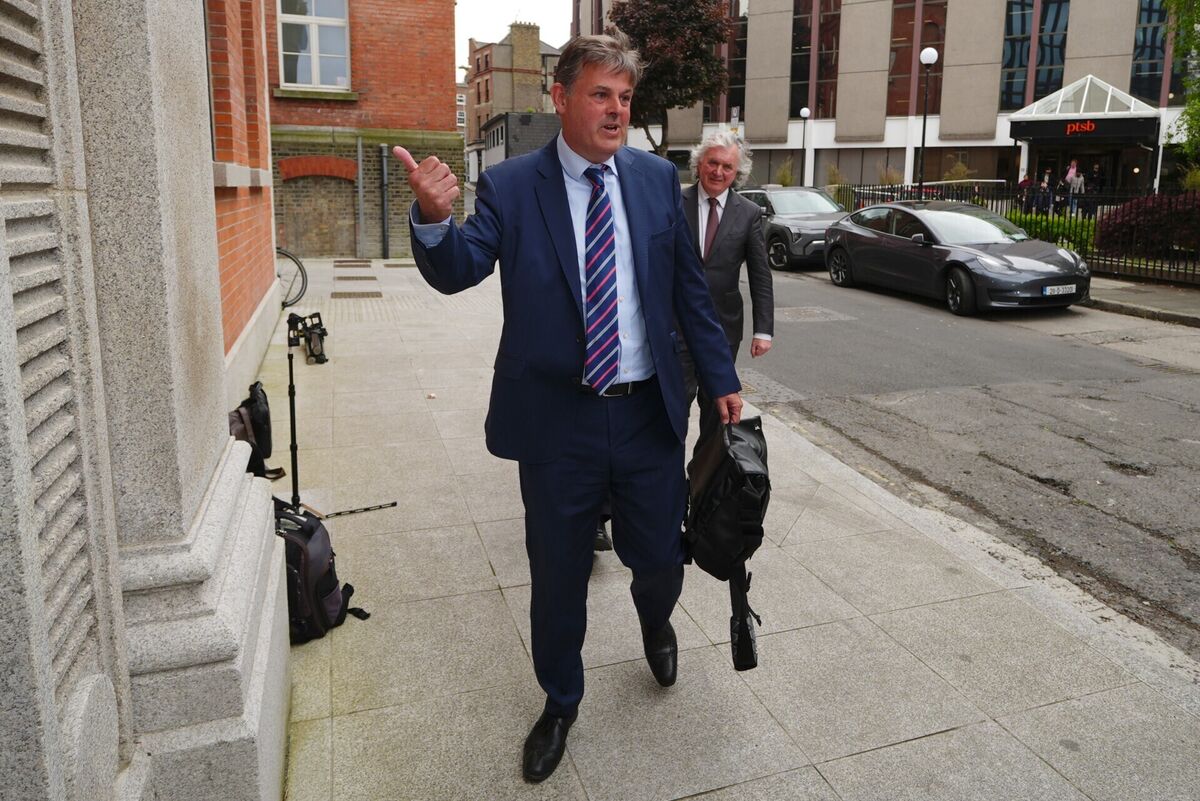 RTÉ director general Kevin Bakhurst and board chairman Terence O'Rourke arriving for a meeting with communications minister Patrick O'Donovan: Brian Lawless/PA Wire RTÉ director general Kevin Bakhurst and board chairman Terence O'Rourke arriving for a meeting with communications minister Patrick O'Donovan: Brian Lawless/PA Wire