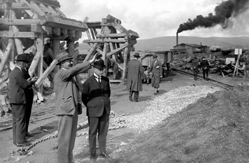 President WT Cosgrave is shown around the construction site at Ardnacrusha Co Clare of the 'Shannon Scheme' in September 1928. Engineers from Germany played a key part in delivering the massive project. Picture: Irish Examiner Archive President WT Cosgrave is shown around the construction site at Ardnacrusha Co Clare of the 'Shannon Scheme' in September 1928. Engineers from Germany played a key part in delivering the massive project. Picture: Irish Examiner Archive