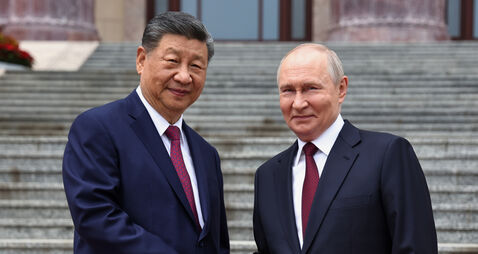 APTOPIX China Russia Putin