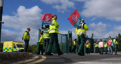National Ambulance Service industrial action