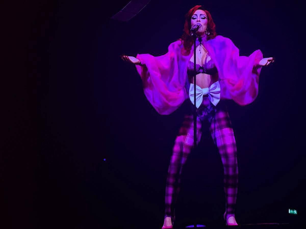 Doja Cat on stage at Dublin's 3Arena. Doja Cat on stage at Dublin's 3Arena.