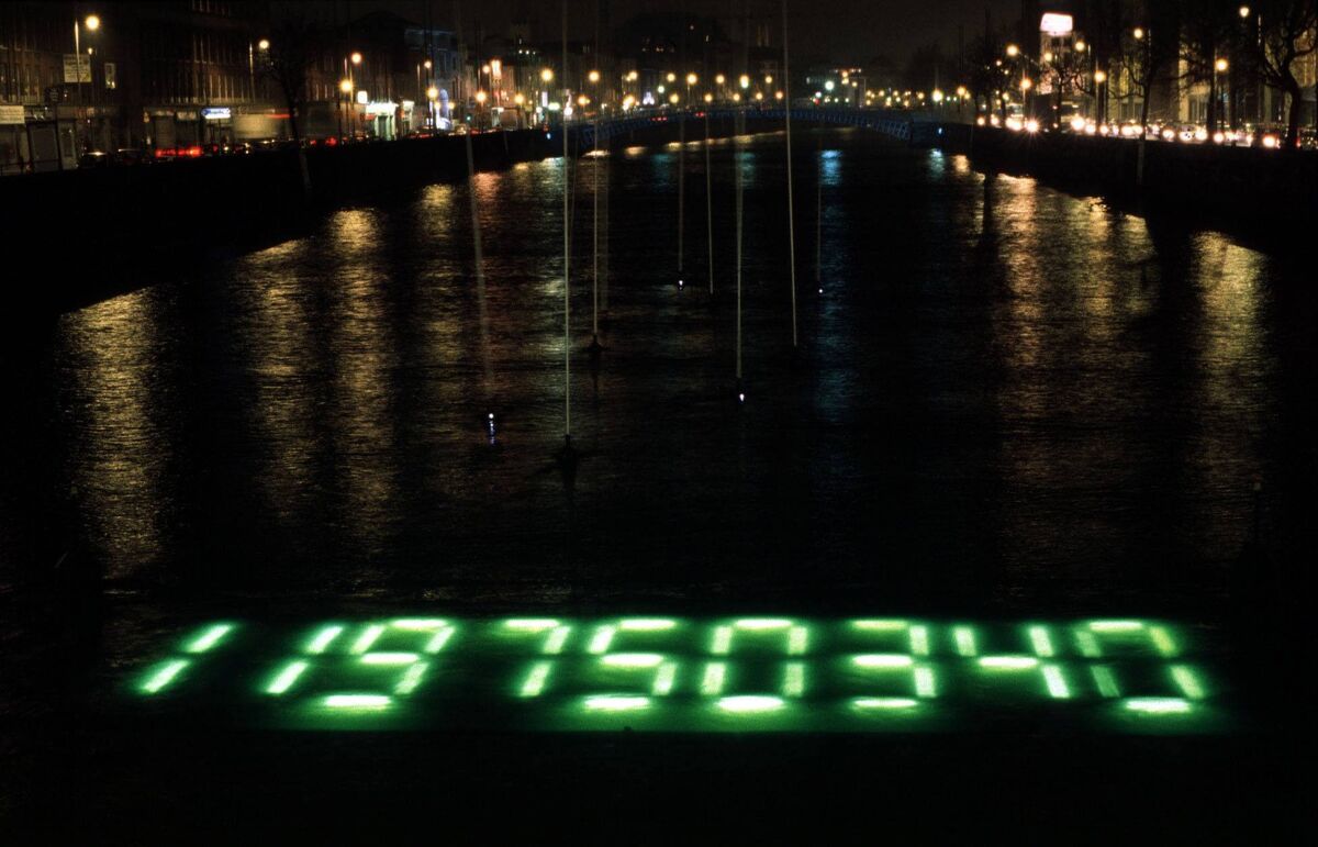 The Millennium Clock in Dublin. The Millennium Clock in Dublin.