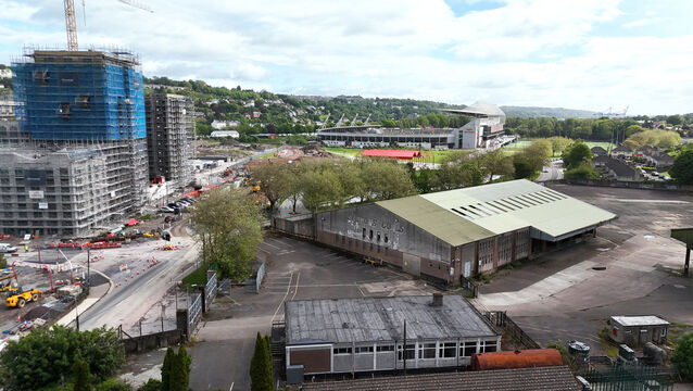 <p>The former Suttons Coals site on Monahan Rd which Bord na Móna has agreed to transfer to the Land Development Agency for residential use. The five-acre site has the potential to deliver up to 300 homes.	Picture: Larry Cummins</p>
