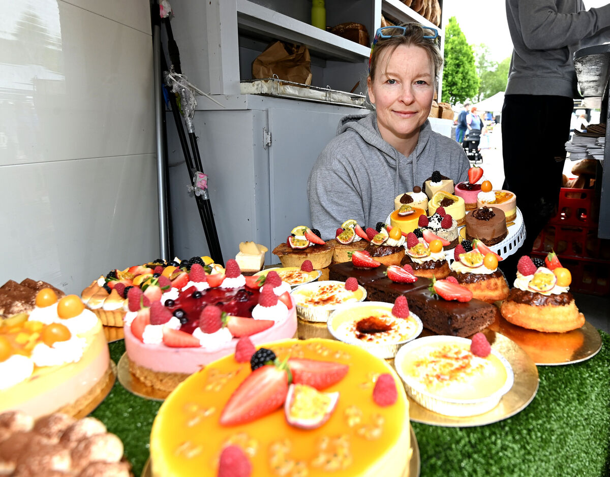 Barbara Hegarty of Heaven's Cakes at the Midleton Farmers market. Barbara Hegarty of Heaven's Cakes at the Midleton Farmers market.
