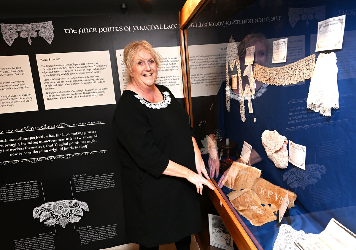  Kay Curtin at Youghal Lace Museum at North Main Street, Youghal, Co Cork. Picture: Larry Cummins