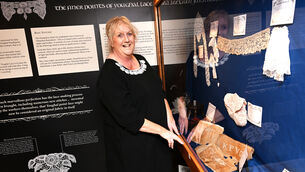 <p> Kay Curtin at Youghal Lace Museum at North Main Street, Youghal, Co Cork. Picture: Larry Cummins </p>