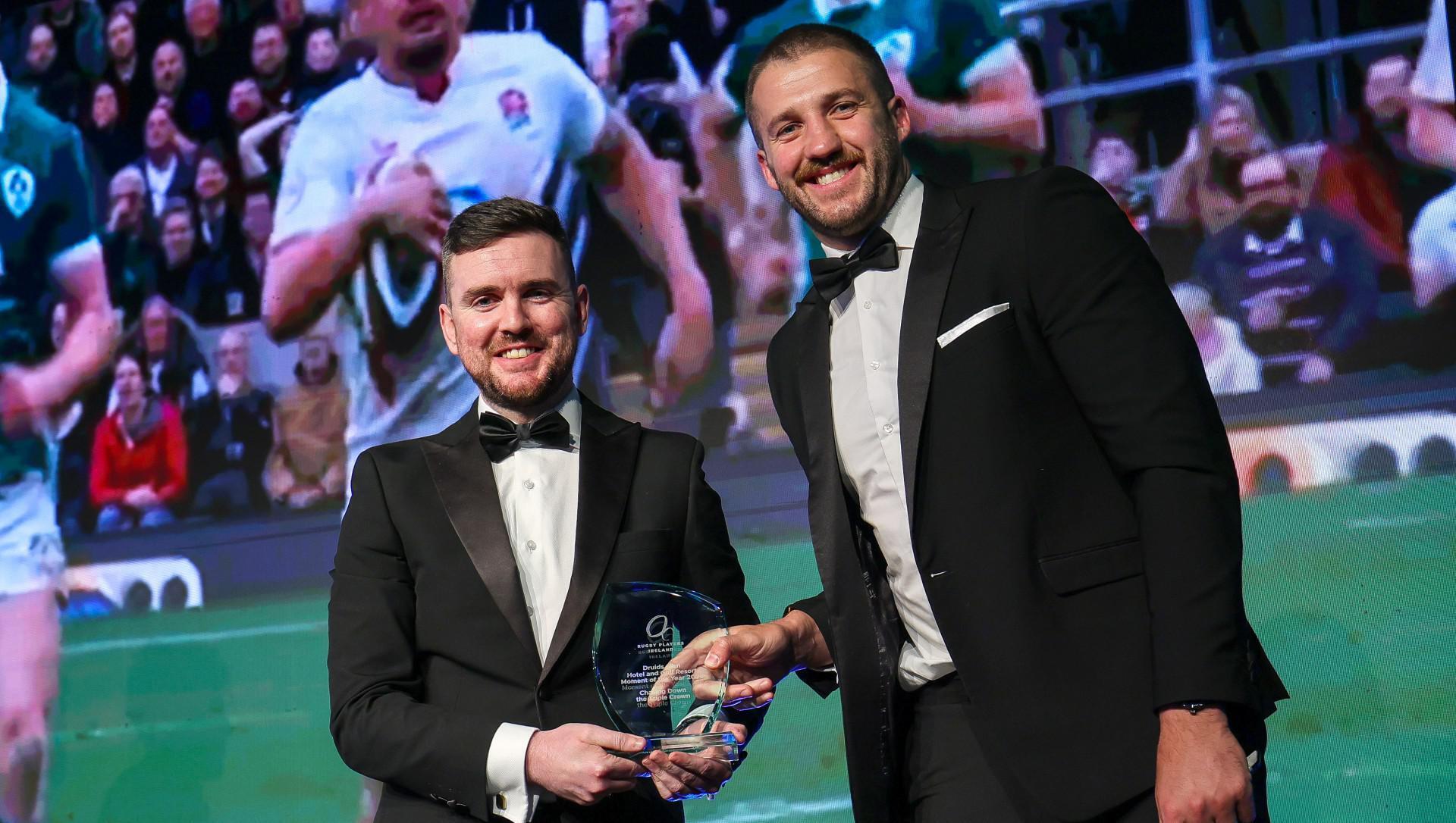 Stuart McCloskey and Cliodhna Moloney-MacDonald claim top prizes at rugby awards