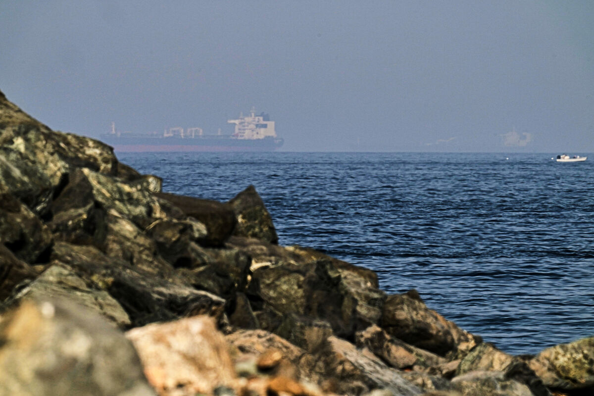 Cargo ships are seen at sea in the Gulf of Oman near the Strait of Hormuz, as viewed from a rocky shoreline near Khor Fakkan, United Arab Emirates, Friday, May 1, 2026.(AP Photo/Fatima Shbair) Cargo ships are seen at sea in the Gulf of Oman near the Strait of Hormuz, as viewed from a rocky shoreline near Khor Fakkan, United Arab Emirates, Friday, May 1, 2026.(AP Photo/Fatima Shbair)