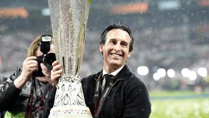 <p>Emery added a fifth European title to his collection. Pic: Nick Potts/PA</p> <p>Emery added a fifth European title to his collection. Pic: Nick Potts/PA</p>