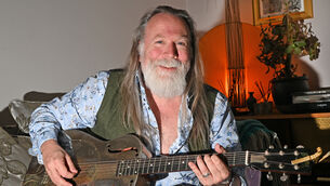 <p>Joe Philpott of Ruby Horse and The White Horse Guitar Club relaxing at home near Ballinora, Co Cork. Pictures: Eddie O'Hare</p> <p>Joe Philpott of Ruby Horse and The White Horse Guitar Club relaxing at home near Ballinora, Co Cork. Pictures: Eddie O'Hare</p>