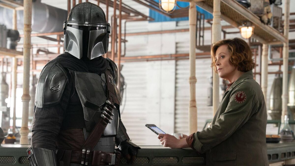 The Mandalorian and Grogu. 