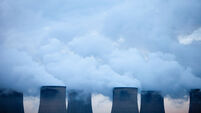 Ratcliffe on Soar coal fired power station near Nottingham, UK, responsible for massive greenhouse gas emissions.