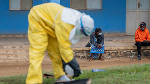 Aid groups in the Democratic Republic of the Congo have appealed for urgent supplies as the Ebola outbreak continues in the country (Moses Sawasawa/AP)