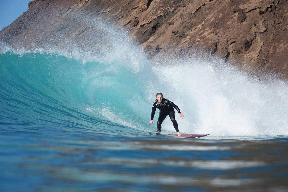 Easkey Britton: My younger sister and I grew up on Rossnowlagh beach, which is one of the best places to learn to surf, because it’s not too dangerous. Picture: Manu Lopez Easkey Britton: My younger sister and I grew up on Rossnowlagh beach, which is one of the best places to learn to surf, because it’s not too dangerous. Picture: Manu Lopez