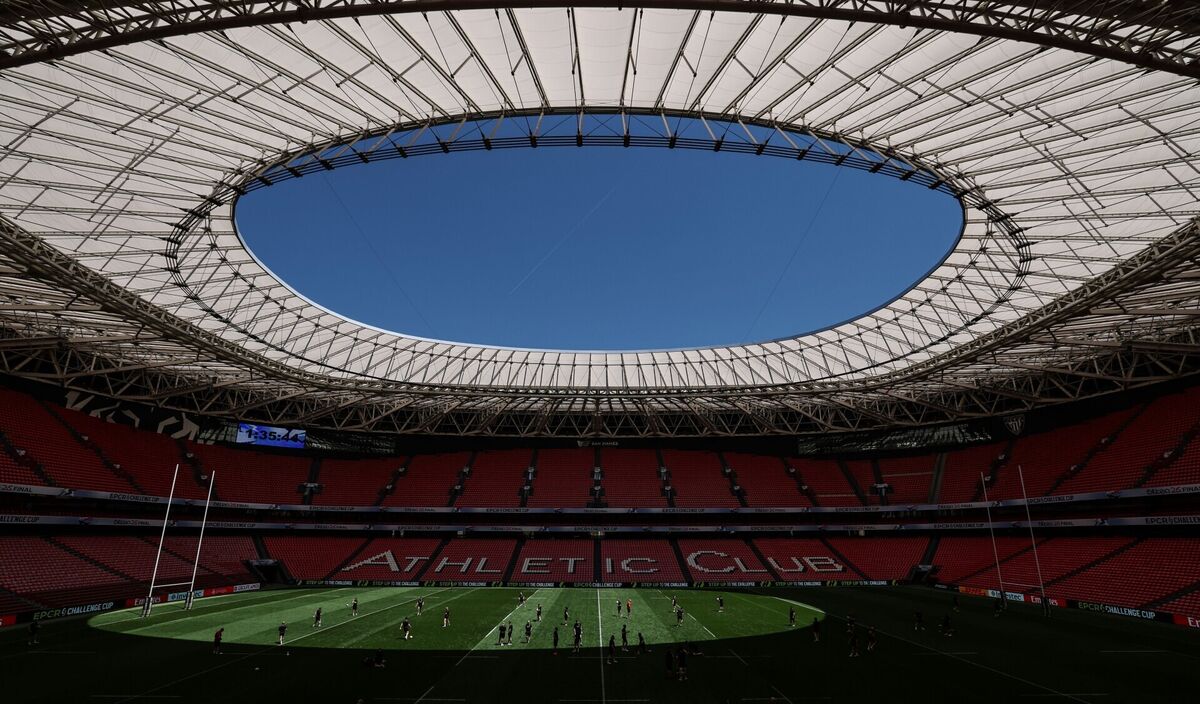 Friday's final takes place at San Mames Stadium, Bilbao. Picture: INPHO/Dan Sheridan