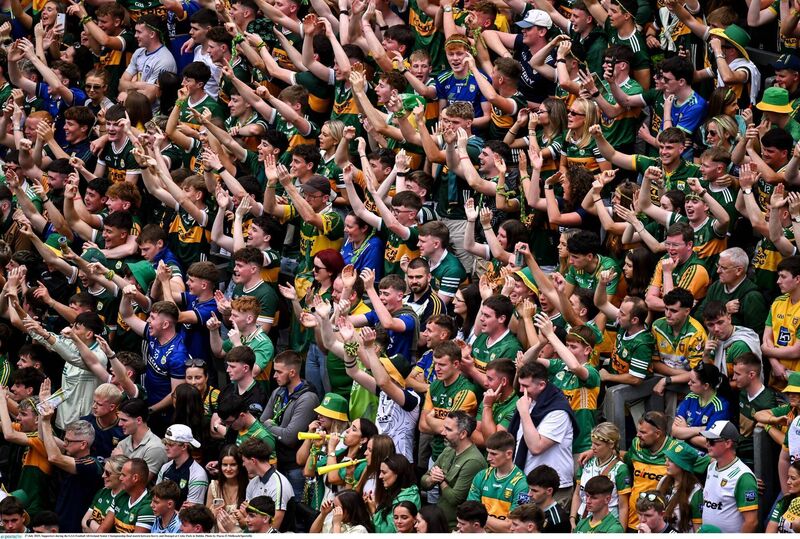 KINGDOM COME: Kerry and Donegal supporters at last July's All-Ireland SFC final at Croke Park. Pic: Piaras Ó Mídheach/Sportsfile KINGDOM COME: Kerry and Donegal supporters at last July's All-Ireland SFC final at Croke Park. Pic: Piaras Ó Mídheach/Sportsfile