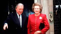 Charles Haughey and Margaret Thatcher