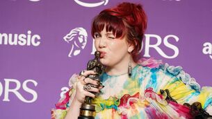 <p>CMAT with her Best Album award for Euro-Country at the Ivor Novello Awards. Picture: Ian West/PA Wire</p>