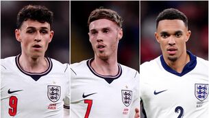 <p>Phil Foden, Cole Palmer and Trent Alexander-Arnold have all been left out. Pic: PA</p> <p>Phil Foden, Cole Palmer and Trent Alexander-Arnold have all been left out. Pic: PA</p>