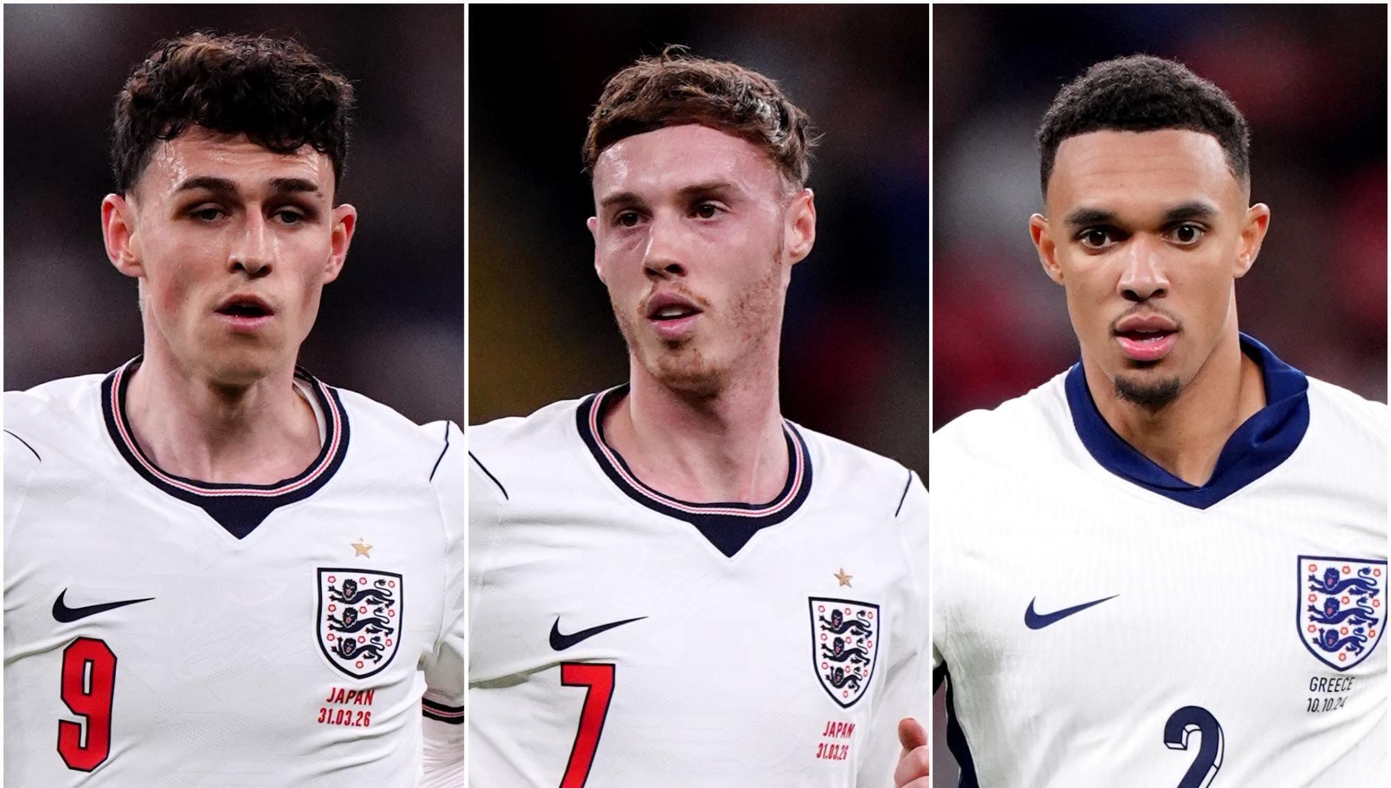 England World Cup squad: Foden, Palmer and Alexander-Arnold miss out